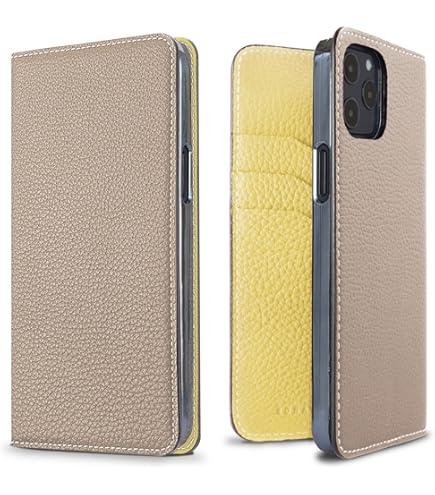 ボナベンチュラ ダイアリーケース シュリンクレザー(グレージュ✖️コーラル) Amazon.co.jp: 【ボナベンチュラ】 ダイアリーケース [for